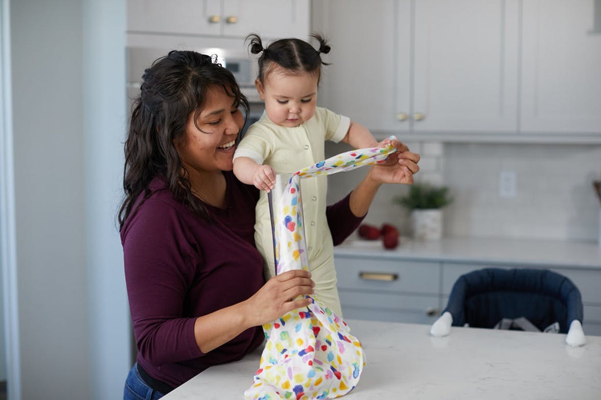5 lessons babies learn by playing with blankets Lovevery