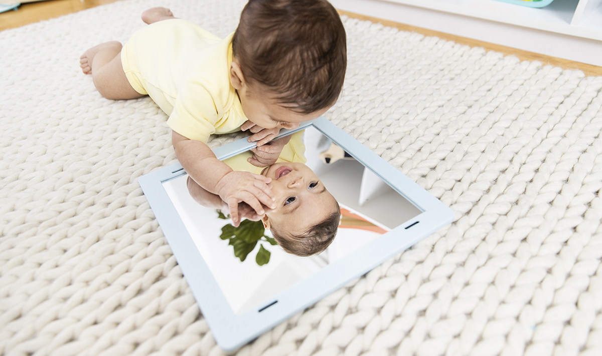 Why do babies love looking at mirrors? Lovevery